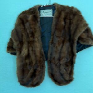 OLD mink stole.  Handed down…